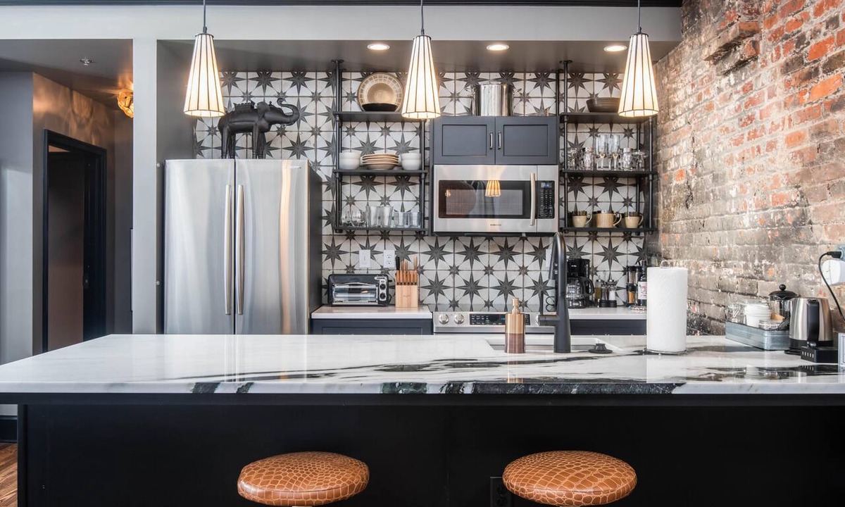 Downtown Asheville Apartment | 80 LEX APT 204 : Industrial Chic Meets the Old World in Downtown Asheville + Free Off Street Parking