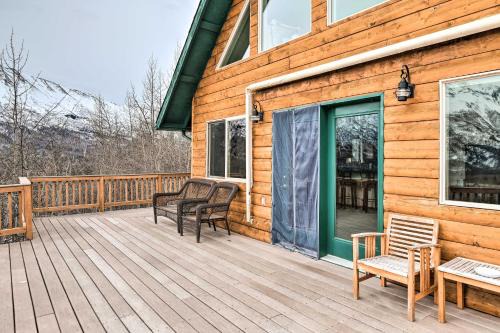 Eagle River House | Alaskan Mountain Gem with Private Hot Tub & Gym!