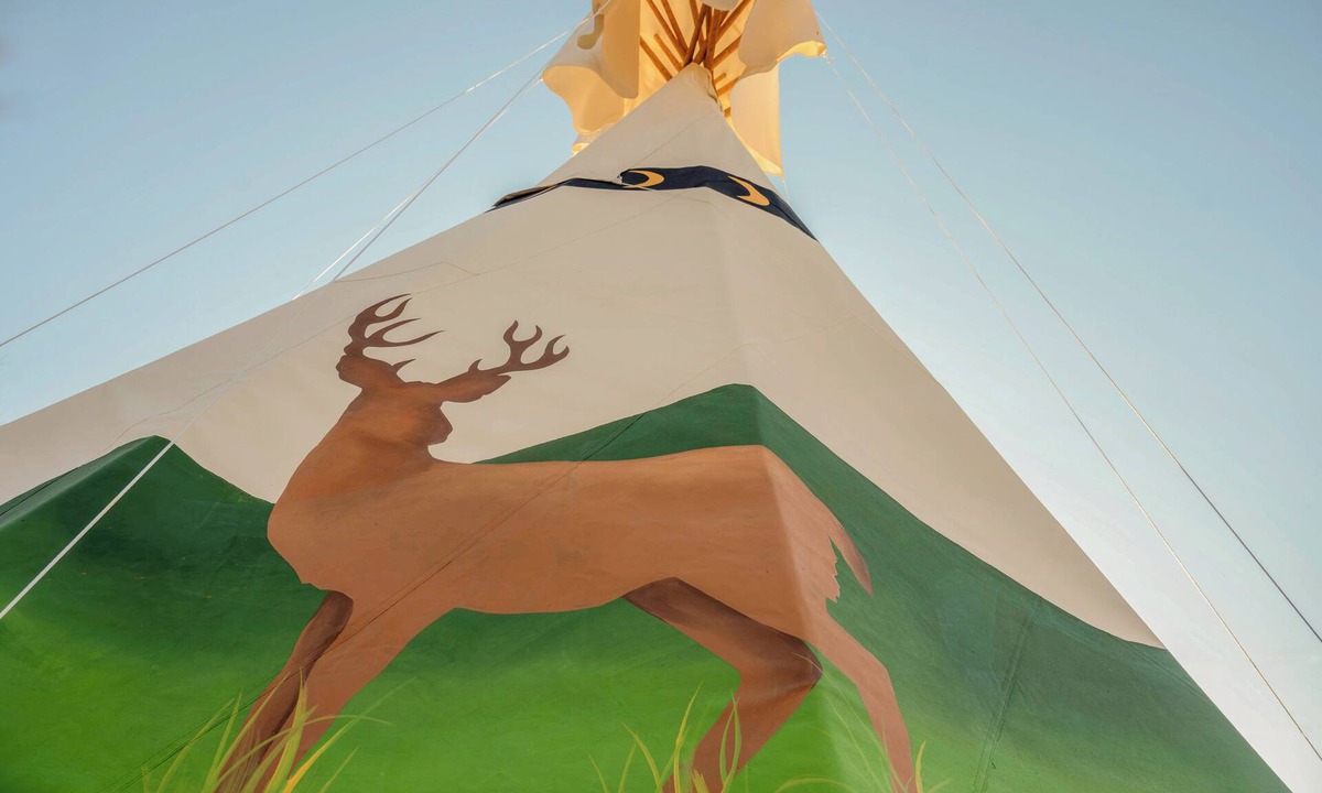 Farmers Resort | Buck Wild Teepee at The Edge—Unique Riverfront Glamping in Salt Lick, KY