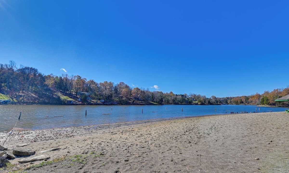 Owenton House | Deck w/Scenic Wooded Views: Home in Owenton!