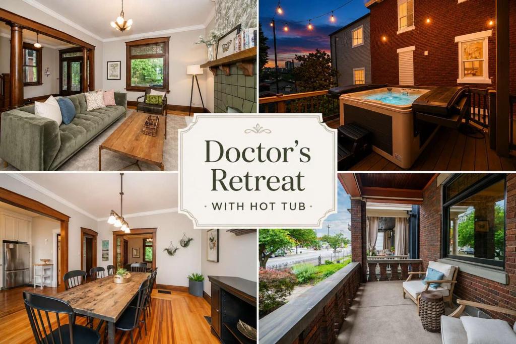 Dayton House | Doctors Retreat with Hot Tub