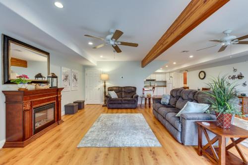 Holderness House | Fire Pit & Forest Views: Lakes Region Retreat