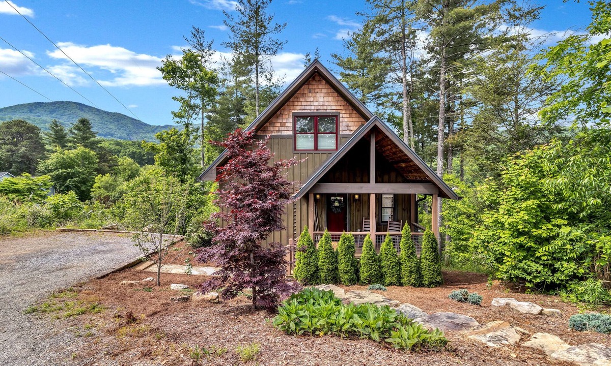 Black Mountain House | Hilltop Haven w/Hot Tub, Mountain Views & Game Room
