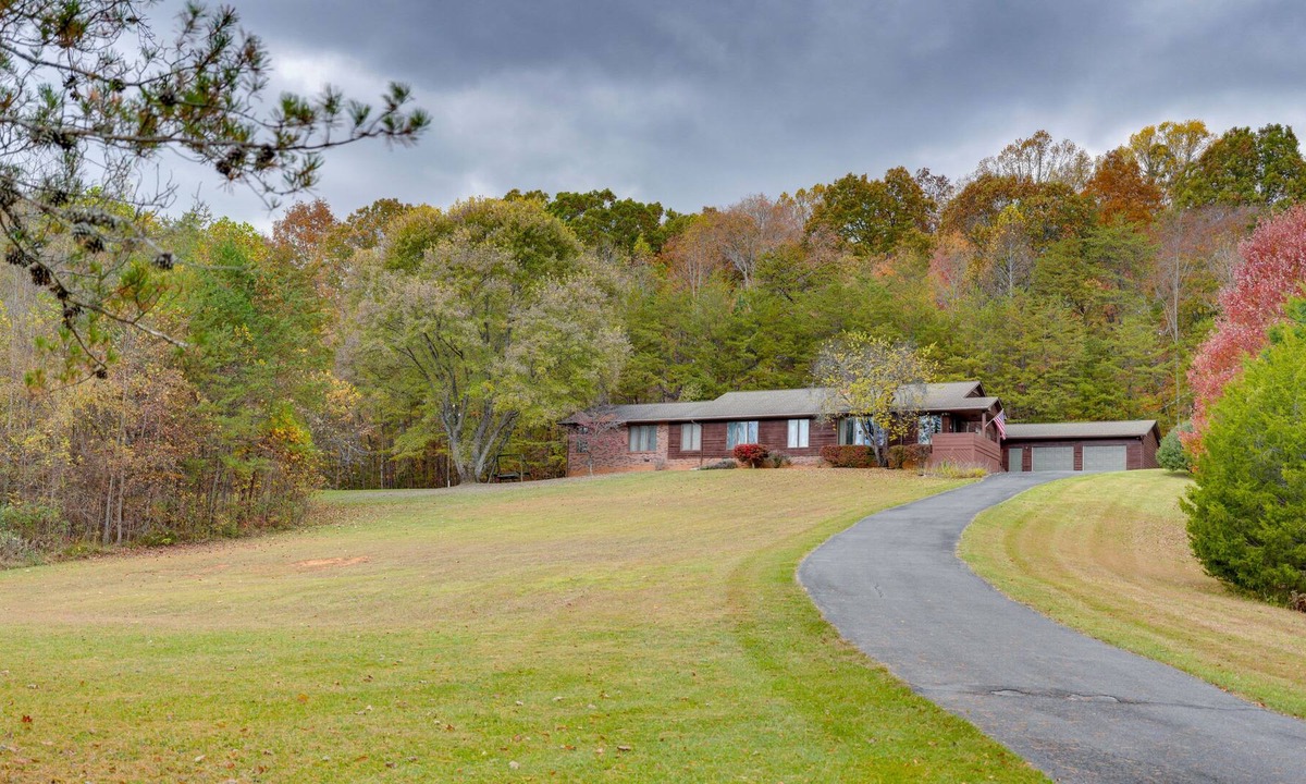 Jonesborough House | Jonesborough Home on 8 Acres w/ Mountain Views!