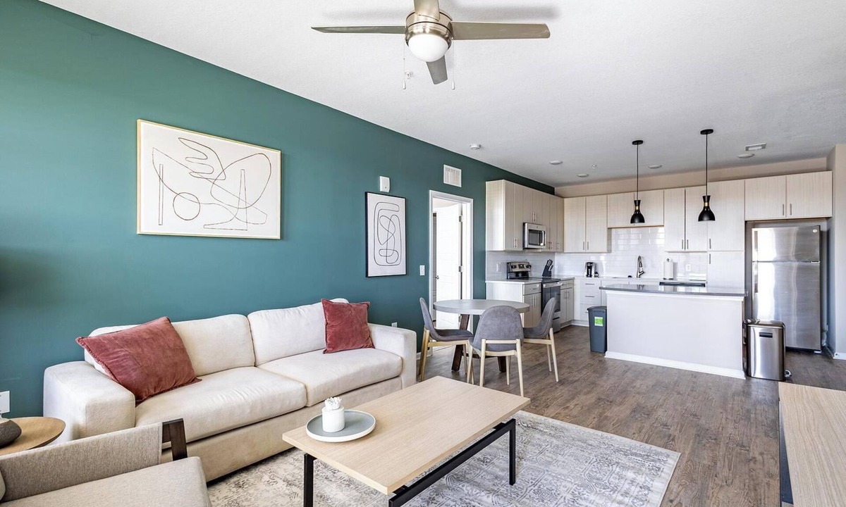 Kenton Apartment | Landing | Spectacular 2BD, Yoga Studio, Clubhouse