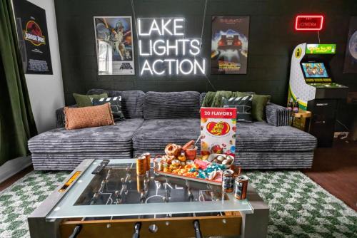 Marion House | LKJ - Lakefront Home, Hot tub, Fire Pit, Games and Movie Room!