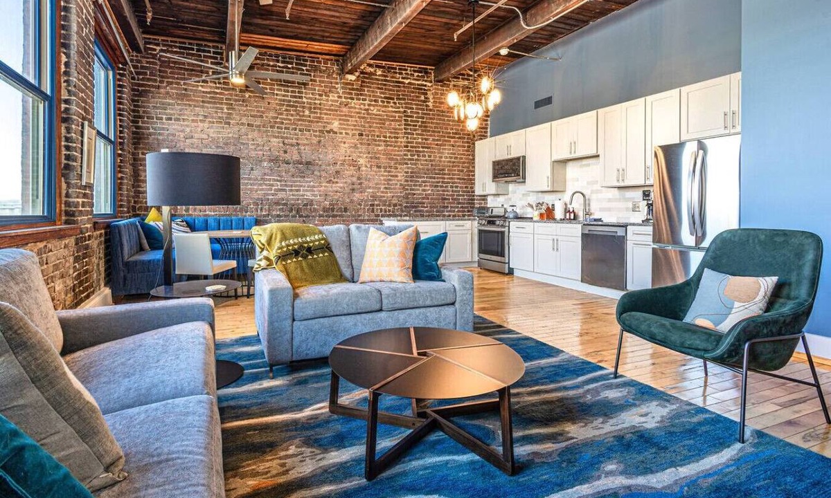 Old City Condo | Modern Industrial Loft | Walk Anywhere Downtown