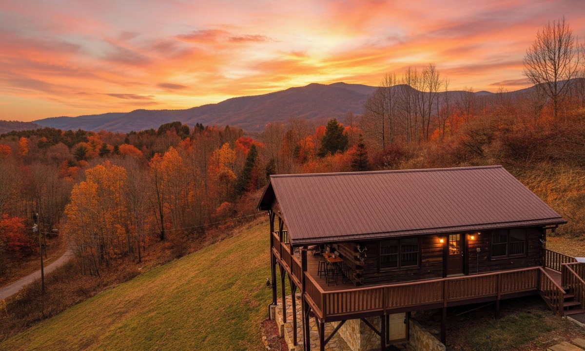 Newland Cabin | Mountain Bliss Cabin with Scenic Mtn Views and Pond