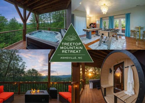 Asheville House | MOUNTAIN ESCAPE - SAUNA - HOT TUB - FIRE PIT