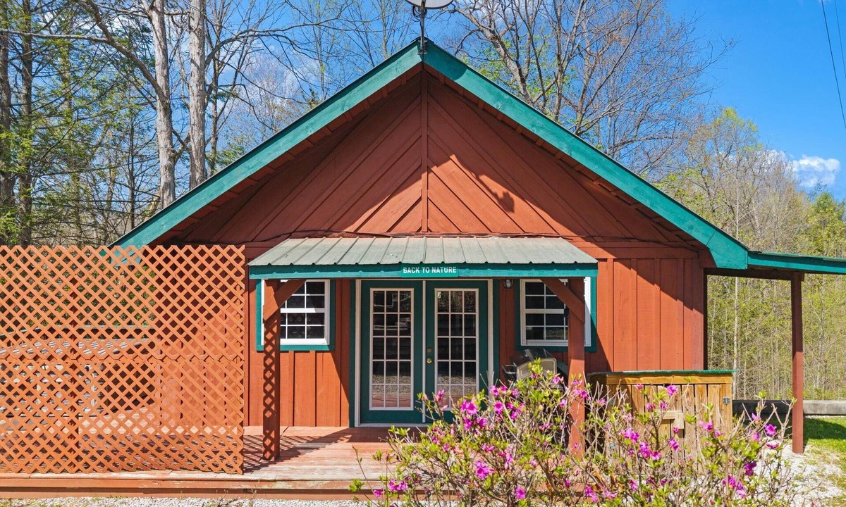 Rogers Cabin | Newly renovated, secluded cabin, Unique Stone Work in Front Yard