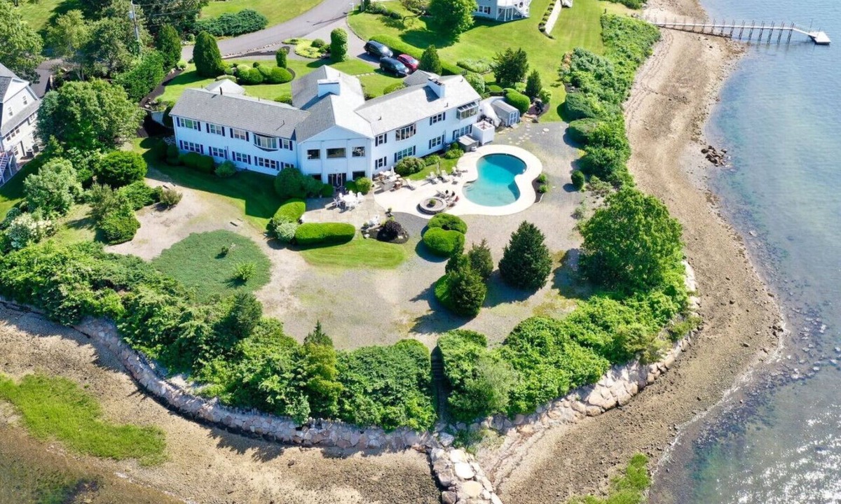 Pocasset House | Oceanfront Cape Cod Home with Pool, Beach and View