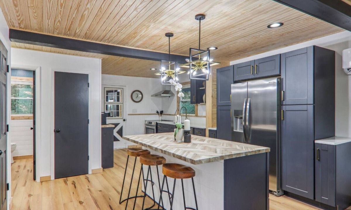 Burnsville Ski Chalet | Renovated chalet just a walk down the hill to downtown Burnsville! Pet Friendly