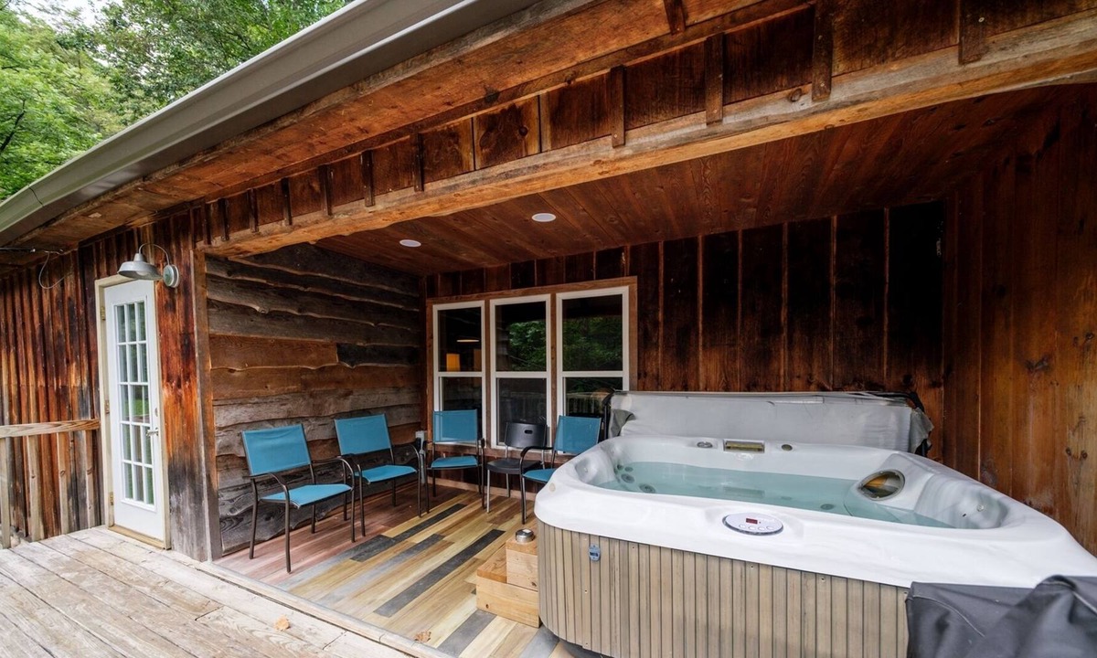 Slade House | Rumford Cabin - Private Hot Tub on Deck