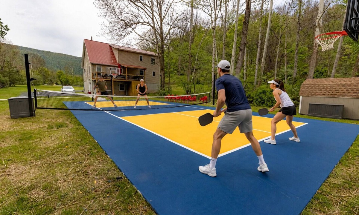 Berkeley Springs House | Serenity & Wellness-Pickleball-Hot Tub-Sauna-Cold Plunge-Home Theater-Hoops