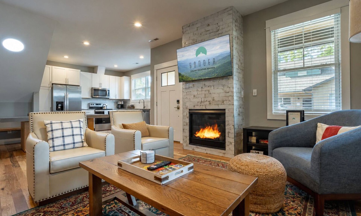 Woodfin Villa | Shady Grove | Pet Friendly Asheville Villa with Hot Tub & EV Charger
