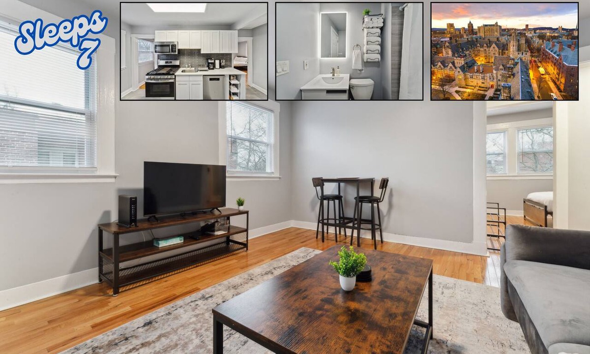 New Haven Apartment | Spa Inspired - 3BR Comfort Suite - Near Yale