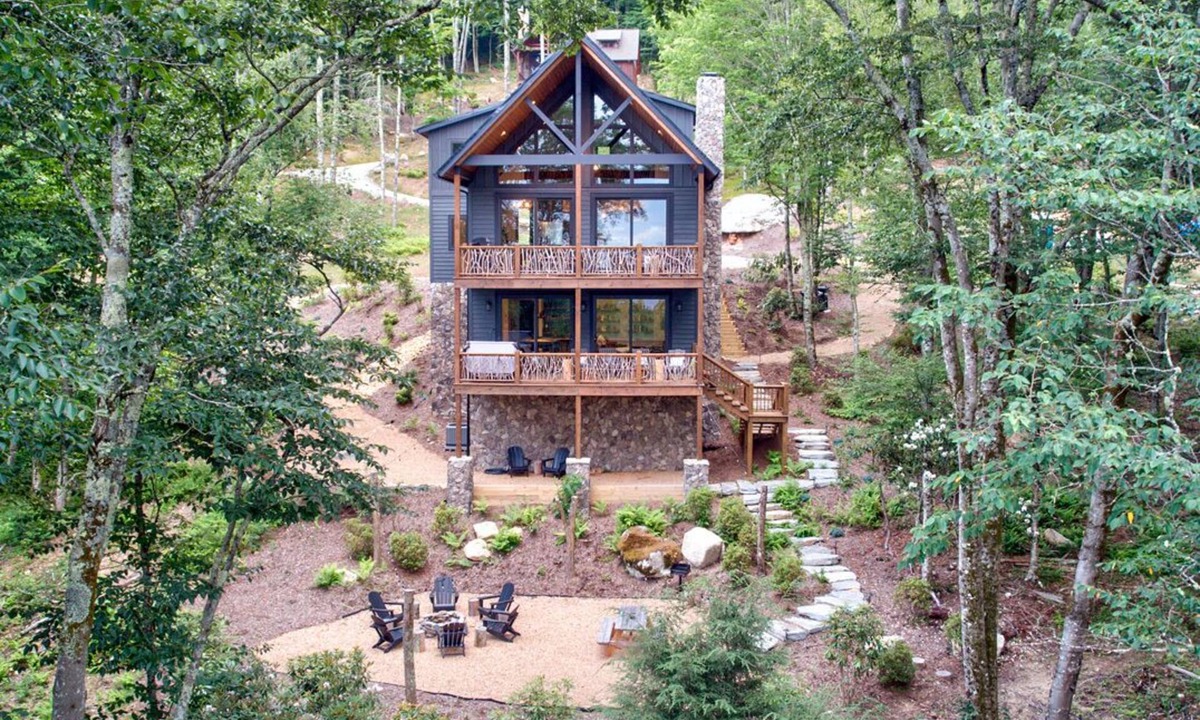 Banner Elk Cabin | The Guardian Bear Lodge - pet friendly in Eagles Nest, view, game room