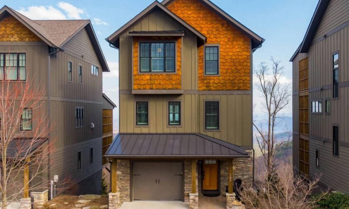 Lenoir House | The Lookout at Blue Ridge Mountain Club-amenities, seasonal pool, hot tub, outdoor gas fireplace