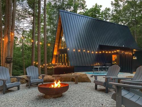 Rogers House | Two Pines Hollow - Private A-Frame Hot Tub Forest Retreat