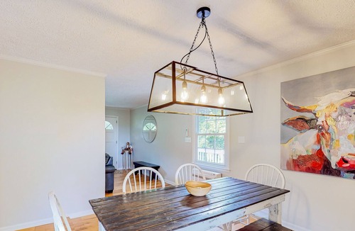 Blowing Rock House | 2-story secluded home with lawn, grill, firepit, deck, fireplace, air hockey, AC