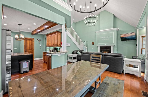 Sevierville Cabin | 4 King beds! Private, Heated Pool! Theater Room! Game Room! Bunks!