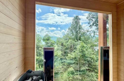 Swannanoa House | 5 Miles to Asheville, Hot Tub, Epic Mountain Views, Fire Pit, Pool Table, 2 Living Rooms, Universal Tesla EV Connector