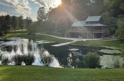 Ava Cabin | 6 Guests | Ponds | Hot Tub | Game Room | Trails