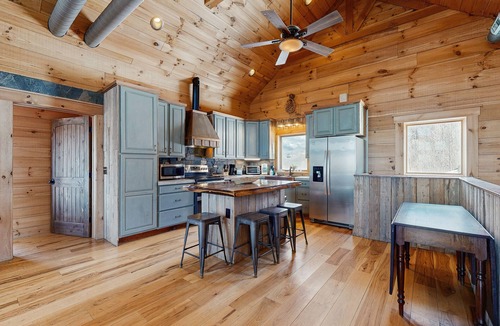 Elk Park House | 60 Acre mountaintop retreat w/game room, chef's kitchen & fireplace