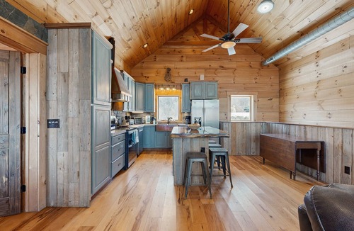 Elk Park House | 60 Acre mountaintop retreat w/game room, chef's kitchen & fireplace
