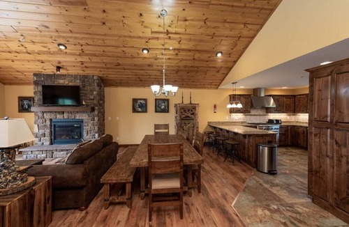 Waterfront Greens House | 6BR Luxury Escape w/Indoor Pool Boat Dock Avail