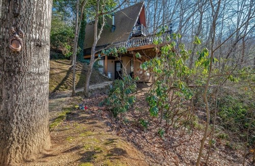 Canton Cabin | A-frame cabin - Low level with private entrance . No guests live above you .