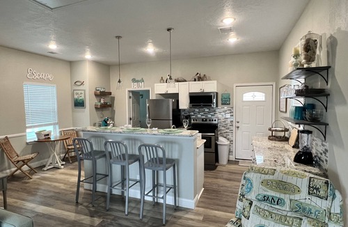 San Jacinto House | A Salty Air Retreat just steps away from the Gulf of Mexico