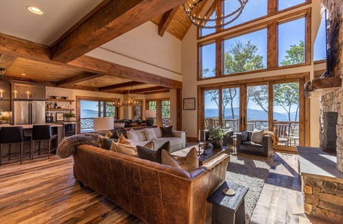 Banner Elk House | Almost Heaven- luxury home in Eagles Nest with hot tub, sunset views, pool table