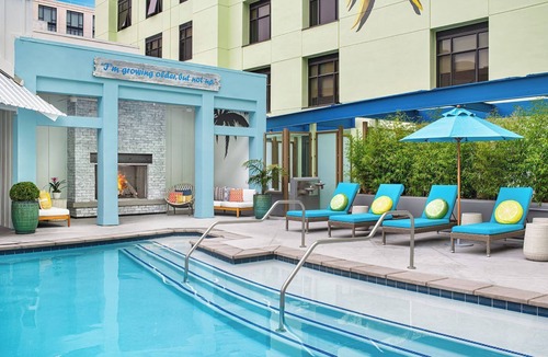 East Village Hotel | Authentic Beach Experience Room w/Lively Pool Bar, Onsite Parking Available