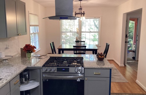 Hendersonville House | beautiful renovated, comfy, mature garden fire pit, quiet neighborhood in Hendo