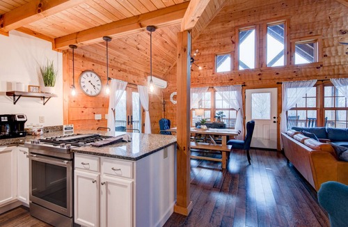 Elk Park Cabin | Beaver Rock Lodge - Pet friendly! Arcade table! 15min to Banner Elk!
