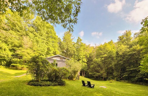 Cornwall Bridge House | ​Bright and Spacious Secluded Forest Home with Sprawling Yard and Private Brook