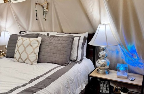 Farmers Resort | Buck Wild Teepee at The Edge—Unique Riverfront Glamping in Salt Lick, KY