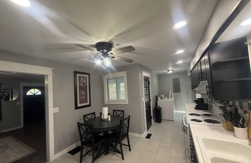 Cannonsburg House | Casino Nights near Sandy’s Racing and gaming. Entire House, Sleeps 8, 3-Bedroom.