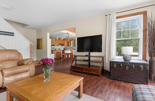 Jeffersonville Ski Chalet | Chalet 3 Min to Smuggs | Fire Pit | Dog-Friendly