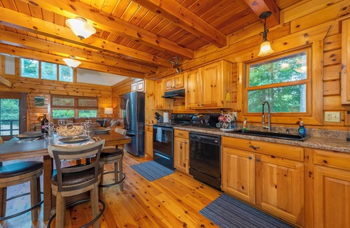 Burnsville Cabin | Charming Mtn Cabin, Hot Tub+Fire Pit, Grill, 5 Min to Town, WiFi, Pet friendly!