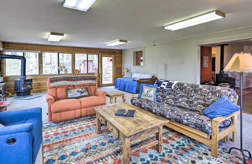 Cimarron Cabin | Cimarron Cabin: Wraparound Deck & Mountain Views!