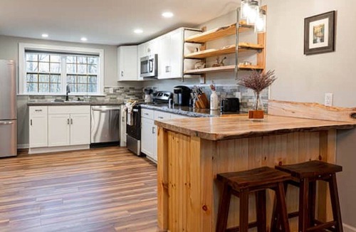 Swannanoa House | Covey Cottage | Hand-Crafted Asheville Retreat with Game Room + Fire Pit