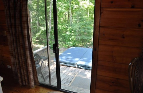 Asheville Cabin | Cozy Cabin on Blue Ridge Pwy & MTS Trl with hot tub, only 15min from downtown
