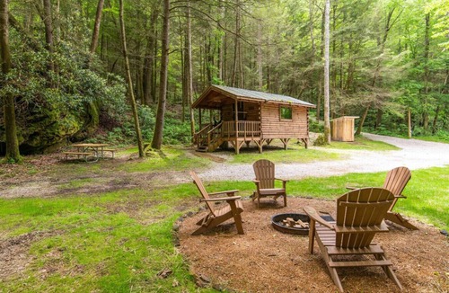 Rogers Cabin | Cozy Creek- Firepit, Hiking, Creekside, Private