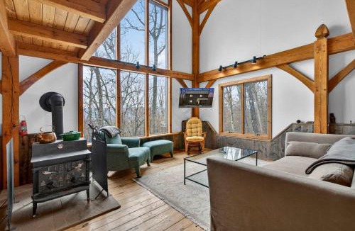 Great Cacapon House | Cozy Mountain Retreat with Hot Tub & Fire Pit