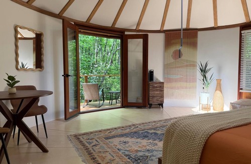 Balsam Grove Cabin | Creekside Yurt - The Whisperer