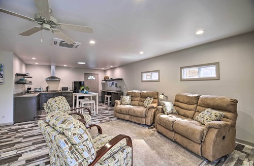 Elizabethton Cottage | Detached Watauga Riverfront Studio w/Grill