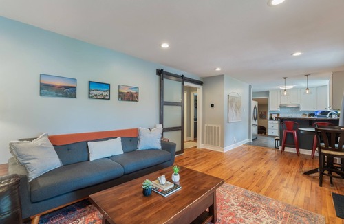Knoxville House | Eclectic SoKno Home Near UT & Trails Fire Pit, Porch, Dog Friendly