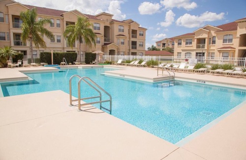 Loughman Condo | Elegant Condo w/Pool View Balcony Resort Pool & Gym. Near Disney/Shops